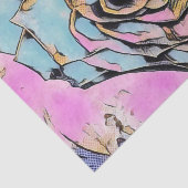 Fantastisch schattig, kleurig ontwerp tissuepapier (Detail)