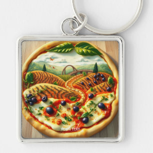 Fantastisch Schattige grillig Italiaans landschap Sleutelhanger