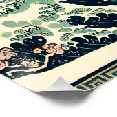 Fantastisch Schattige traditioneel Japans landscha Perfect Poster (Hoek)