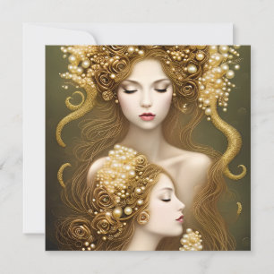 Fantastisch schilderen Uitgebreide fijne fijne fij Notitiekaartje