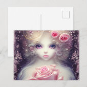 Fantastisch schilderen van een sciFi Fuffly Baby C Briefkaart (Voorkant / Achterkant)