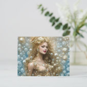 Fantastisch schilderen van een sensueel Vrouw onde Briefkaart (Staand voorkant)