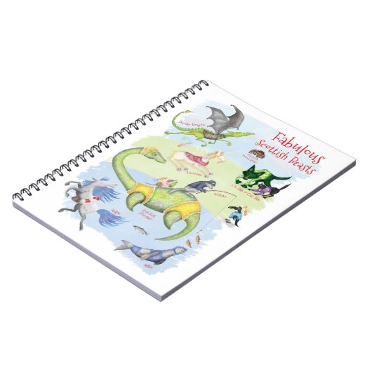 Fantastisch Schots Beest notitieboek (Linkerzijde)