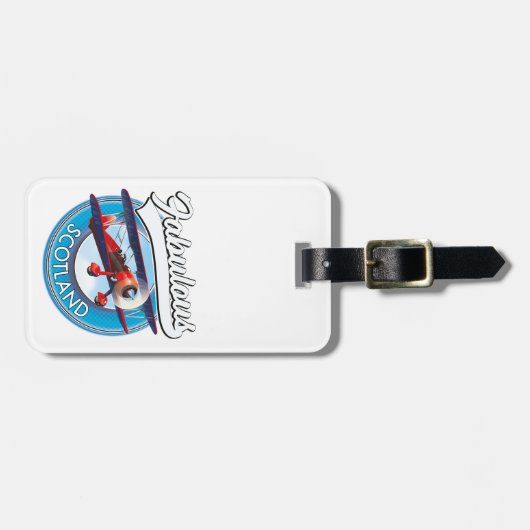 Fantastisch Schotse retro-achtige patch Bagagelabel (Voorkant horizontaal)