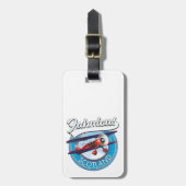 Fantastisch Schotse retro-achtige patch Bagagelabel (Voorkant verticaal)