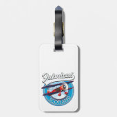 Fantastisch Schotse retro-achtige patch Bagagelabel (Achterkant verticaal)