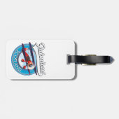 Fantastisch Schotse retro-achtige patch Bagagelabel (Achterkant horizontaal)