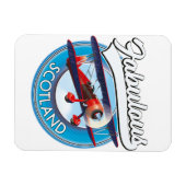 Fantastisch Schotse retro-achtige patch Magneet (Horizontaal)