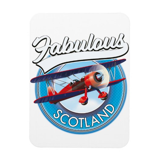 Fantastisch Schotse retro-achtige patch Magneet (Verticaal)