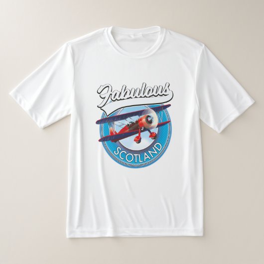 Fantastisch Schotse retro-achtige patch T-shirt (Laagn)