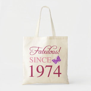 Fantastisch sinds 1974 50ste verjaardag tote bag