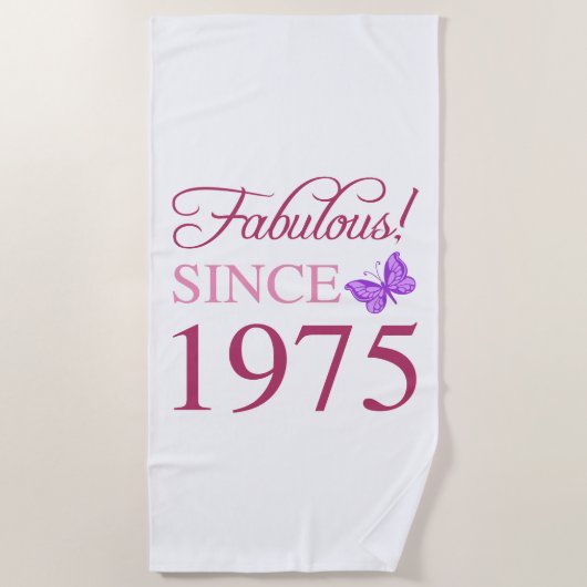 Fantastisch sinds 1975 50ste verjaardag strandlaken (Voorkant)
