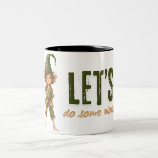 Fantastisch Spreuk voor Fantasiefiguur Tweekleurige Koffiemok
