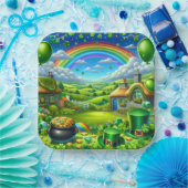 Fantastisch St Patick's Day Landschapsfeest Papieren Bordje (Feest)