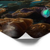 Fantastisch Steampunk Submariner Vaartuig Perfect Poster (Hoek)