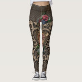 Fantastisch steampunkhart leggings (Voorkant)