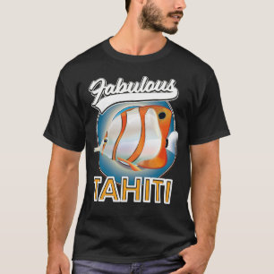 fantastisch Tahiti retro logo T-shirt
