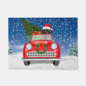 Fantastisch tandwiel met sneeuwkerst deurmat (Voorkant)