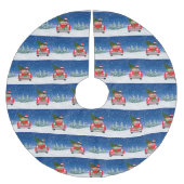 Fantastisch tandwiel met sneeuwkerst kerstboom rok (Voorkant)