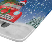 Fantastisch tandwiel met sneeuwkerst snijplank (Hoek)