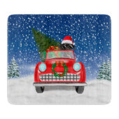 Fantastisch tandwiel met sneeuwkerst snijplank (Voorkant)