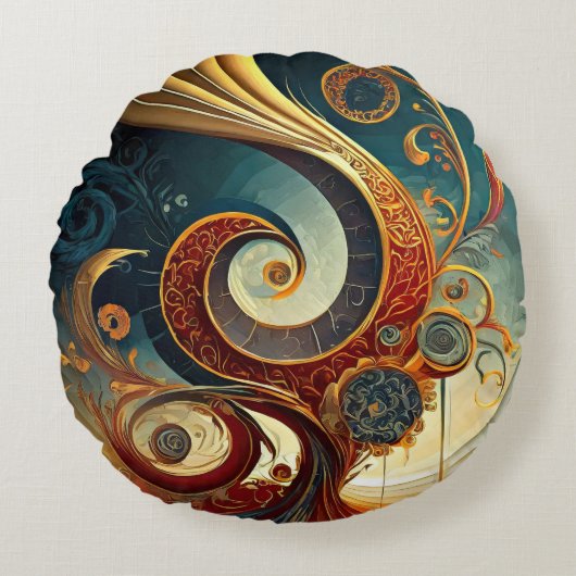 Fantastisch thema-rond kussen, de allernieuwste rond kussen (Voorkant)