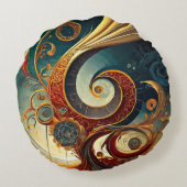 Fantastisch thema-rond kussen, de allernieuwste rond kussen (Achterkant)