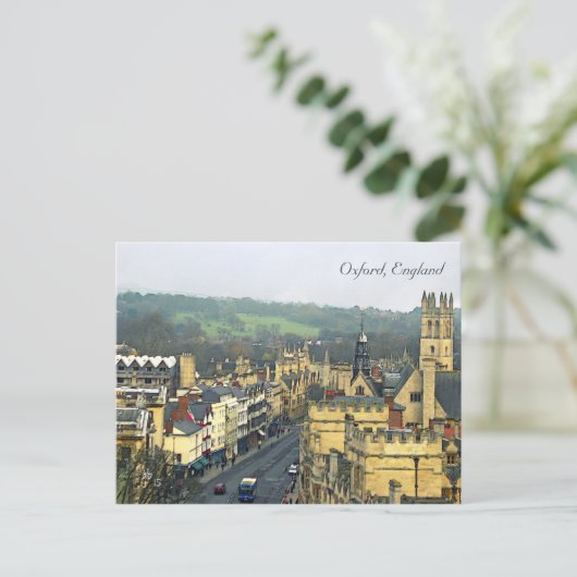 Fantastisch Uitzicht, Oxford, Engeland, High Stree Briefkaart (Staand voorkant)