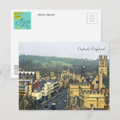 Fantastisch Uitzicht, Oxford, Engeland, High Stree Briefkaart (Voorkant / Achterkant)