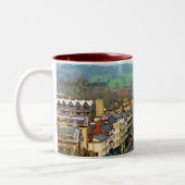 Fantastisch Uitzicht, Oxford, Engeland, High Stree Tweekleurige Koffiemok (Links)