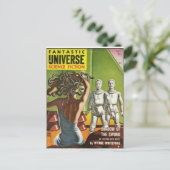 Fantastisch universum 1 Jigzaag Puzzle Briefkaart (Staand voorkant)