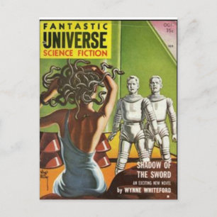 Fantastisch universum 1 Jigzaag Puzzle Briefkaart