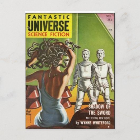 Fantastisch universum 1 Jigzaag Puzzle Briefkaart (Voorkant)