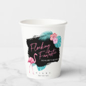 Fantastisch V2 ID930 Flamingo Bachelorette Papieren Bekers (Achterkant)