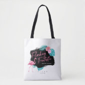 Fantastisch V2 ID930 Flamingo Bachelorette Tote Bag (Voorkant)
