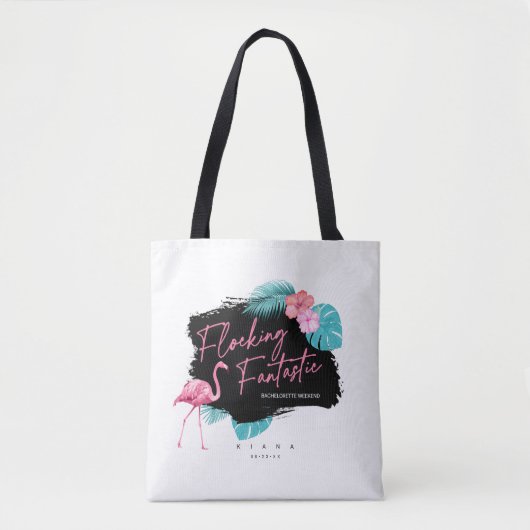Fantastisch V2 ID930 Flamingo Bachelorette Tote Bag (Voorkant)