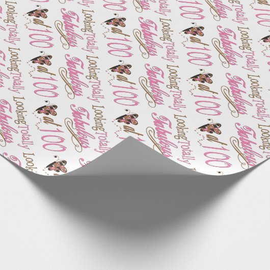 Fantastisch van 100 jaar oud cadeaupapier (Hoek)