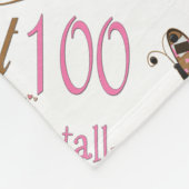 Fantastisch van 100 jaar oud fleece deken (Hoek)