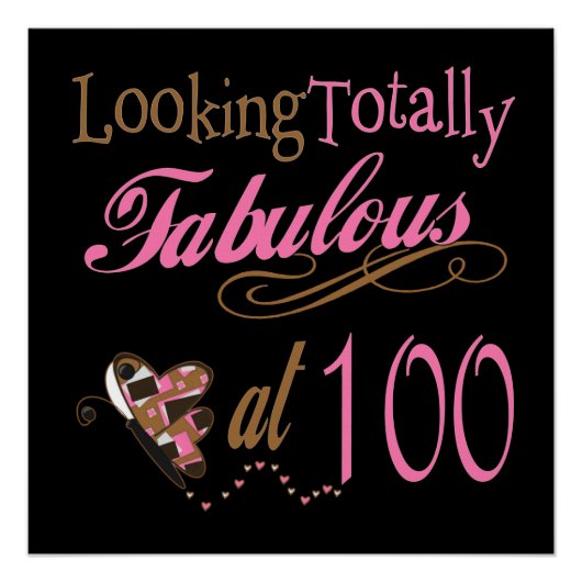 Fantastisch van 100 jaar oud perfect poster (Voorkant)