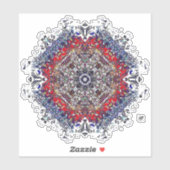 Fantastisch van rimpelkleuren sticker (Vel)