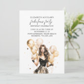 Fantastisch veertig verjaardagsfeestje kaart (Staand voorkant)