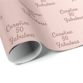 Fantastisch verjaardagsgoudglitterspleet roos cadeaupapier (Rol Hoek)