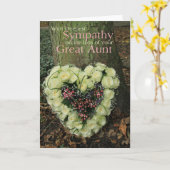 Fantastisch verlies Roos sympathie kaart (Gele Bloem)