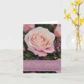 Fantastisch verlies Roos sympathie kaart (Gele Bloem)