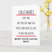 Fantastisch Verse Verse Resterende Retiring Card Kaart (Gele Bloem)