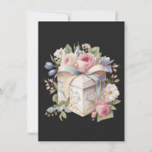 Fantastisch vijftig cadeau bloemenverjaardag kaart (Achterkant)