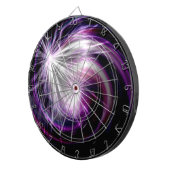 Fantastisch violet licht dartbord (Voorkant Rechts)