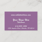 Fantastisch Visitekaartje: Fantasy Dreamweaver Visitekaartje (Achterkant)