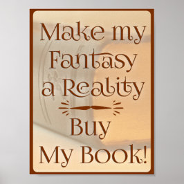 Fantastisch voor de realiteit Funny Epic Author Sl Poster