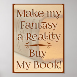 Fantastisch voor de realiteit Funny Epic Author Sl Poster